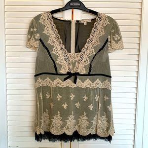 Nanette Lepore Lace Blouse